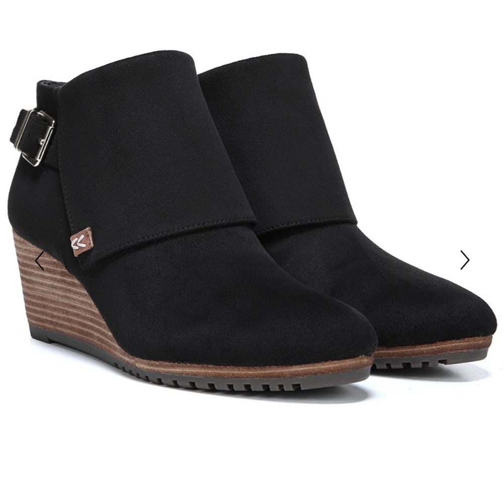 Dr. Scholl’s Women's Create Wedge Bootie, Black, size 8